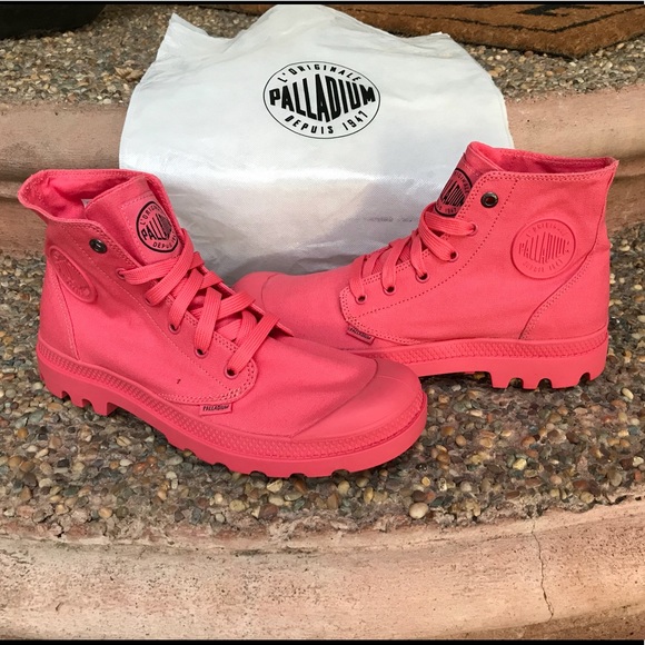 pink palladium boots
